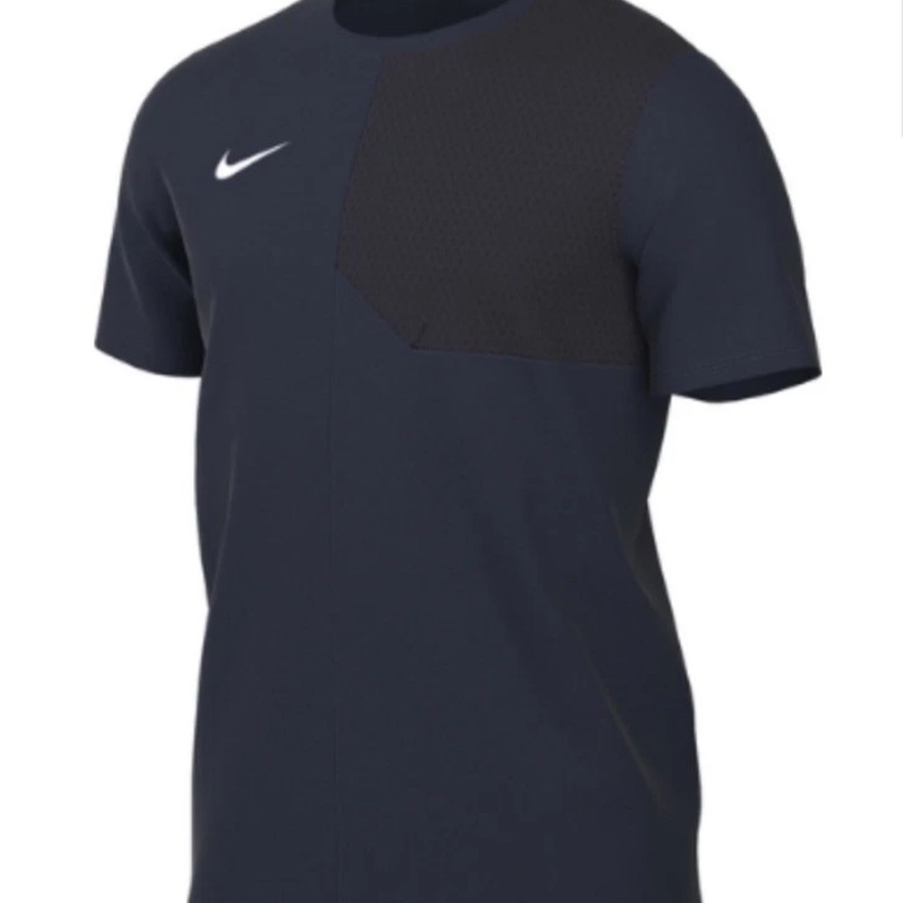 NWT Men's Nike Dri-FIT Short-Sleeve UV Coach Top Size Large Navy Blue